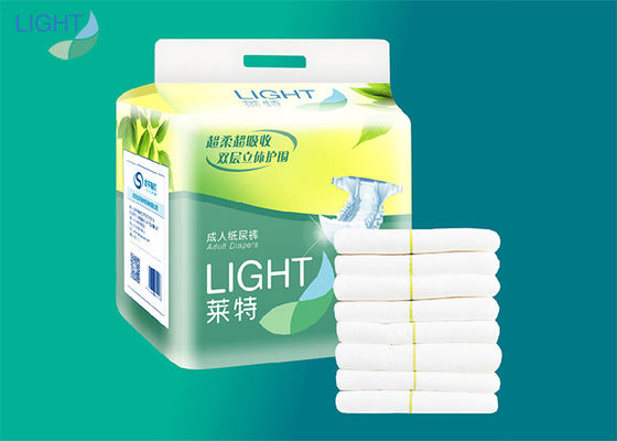 1500ml Absorbed Urine Disposable Adult Diapers Skin Friendly 70x110mm